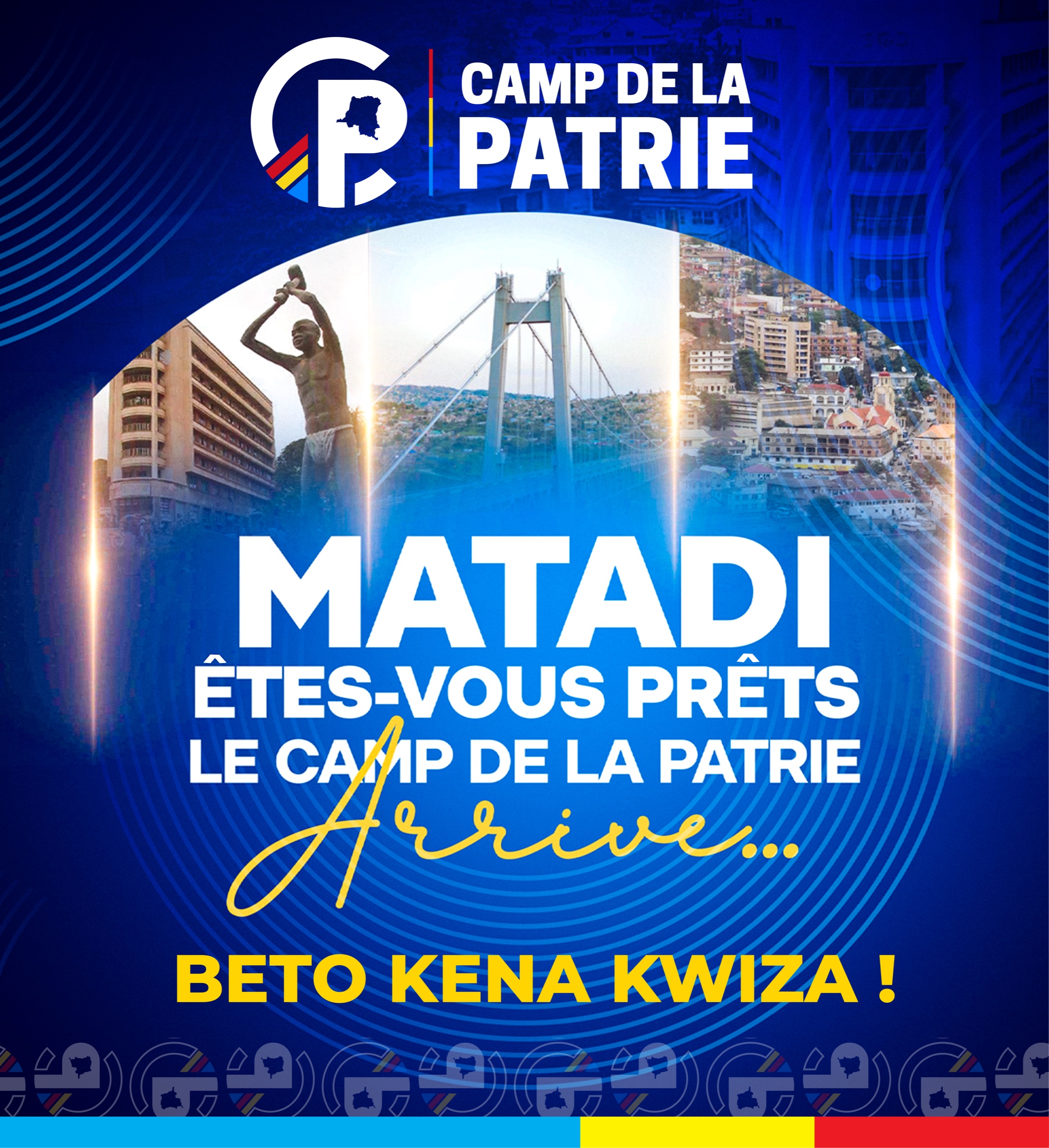 Affiche teaser officielle : Matadi, êtes-vous prêts ? Beto kena kwiza !